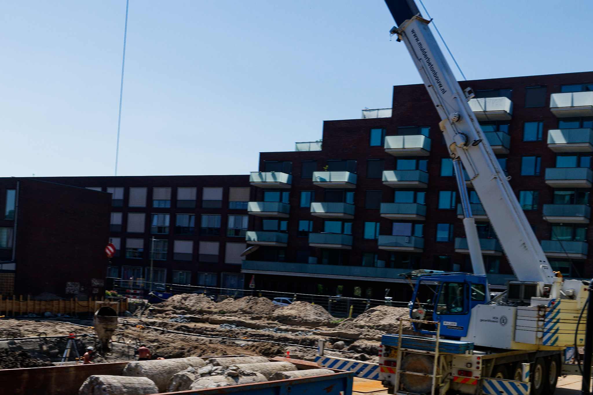 Bouwplaats Circulus Utrecht Pablo Picassostraat – Semana 26, 2026: primer hormigón vertido en Circulus Utrecht